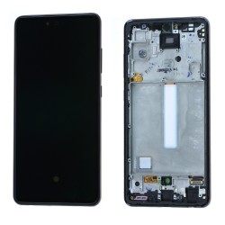 Samsung Ecran Samsung Galaxy A52 4G/5G (A525/A526) Blanc + Châssis (Service Pack)