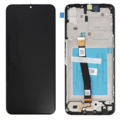 Samsung Ecran Samsung Galaxy A22 4G (A225F) Noir + Châssis (Service Pack)