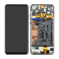 HUAWEI Ecran Huawei P30 Lite Noir Sur Châssis + Batterie 02352RPW (Service pack)