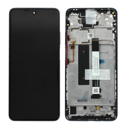 Ecran Xiaomi Mi 10T Lite 5G / Redmi Note 9 Pro 5G Gris + Châssis (Service Pack)