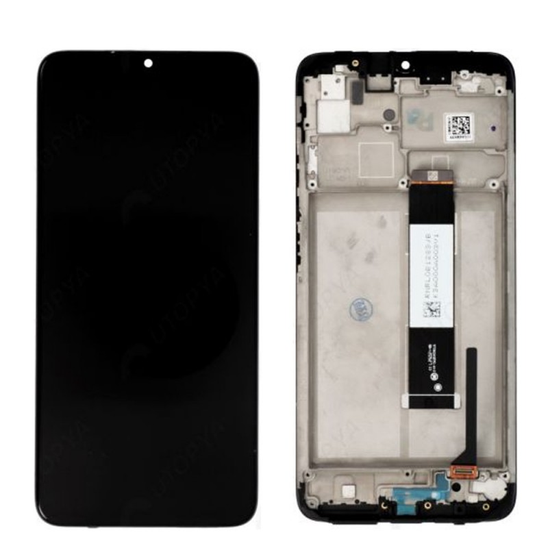 Xiaomi Ecran Xiaomi Redmi 9T / Poco M3 Noir + Châssis (Service pack)