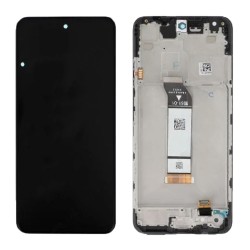 Xiaomi Ecran Xiaomi Redmi Note 10 5G Noir + Châssis (Service pack)