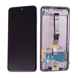 Ecran Xiaomi Redmi Note 9S Blanc  + Châssis (Service pack)