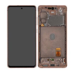 Samsung Ecran Samsung Galaxy S20 FE 4G/5G (G780/G781) + Châssis Orange (Service Pack)