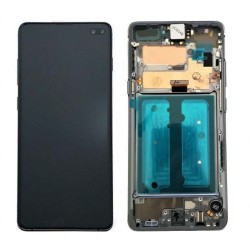 Samsung Ecran Samsung Galaxy S10 5G (G977) Noir + Châssis (Service Pack)