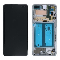 Samsung Ecran Samsung Galaxy S10 5G (G977) Argent + Châssis (Service Pack)