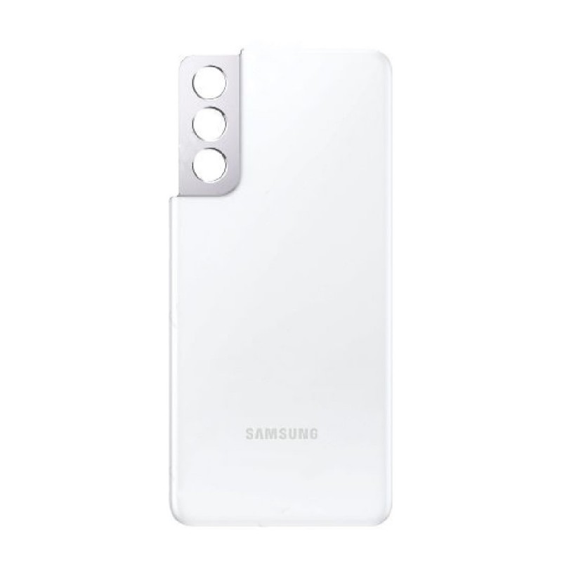 Samsung Vitre arrière Samsung Galaxy S21 5G (G991B) Phantom Blanc (Service Pack) Samsung Vitre arrière Samsung Galaxy S21 5G (G991B) Phantom Blanc (Service Pack)