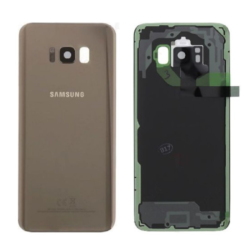 Vitre arrière Samsung Galaxy S8 (G950F) Or (Service Pack)