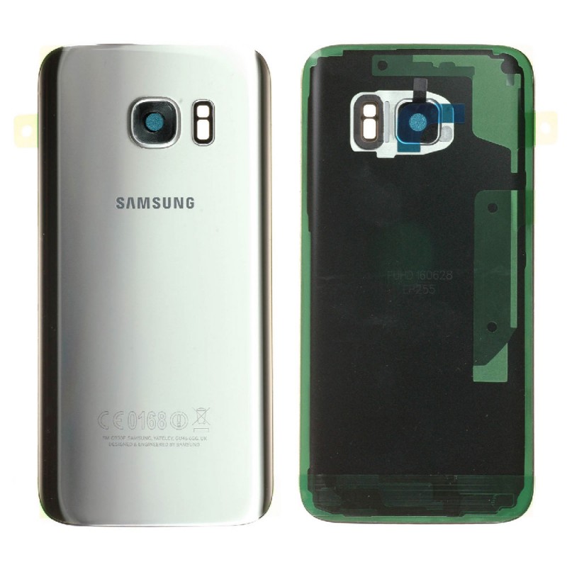 Vitre arrière Samsung Galaxy S7 (G930F) Argent (Service Pack)