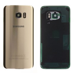Vitre arrière Samsung Galaxy S7 (G930F) Or (Service Pack)