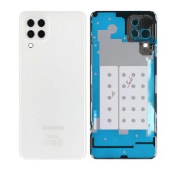 Samsung Vitre arrière Samsung Galaxy M32 (M325) Blanc (Service Pack)
