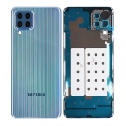 Samsung Vitre arrière Samsung Galaxy M32 (M325) Bleu (Service Pack)