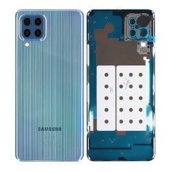 Vitre arrière Samsung Galaxy M32 (M325) Bleu (Service Pack)