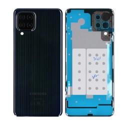 Samsung Vitre arrière Samsung Galaxy M32 (M325) Noir (Service Pack)