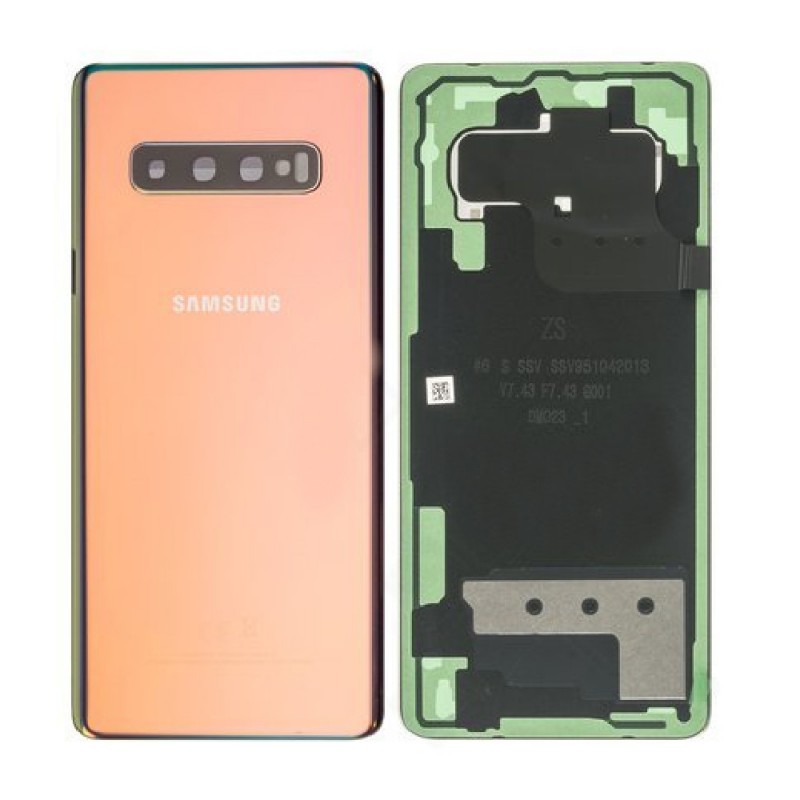 Samsung Vitre arrière Samsung Galaxy S10 Plus (G975F)Jaune (Service Pack) Samsung Vitre arrière Samsung Galaxy S10 Plus (G975F)Jaune (Service Pack)