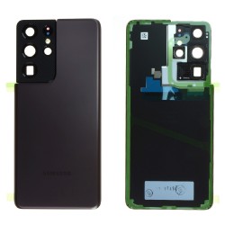 Samsung Vitre arrière Samsung Galaxy S21 Ultra 5G (G998B) Phantom Bronze (Service Pack)