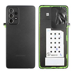 Samsung Vitre arrière Samsung Galaxy A52S 5G (A528B) Noir (Service Pack)