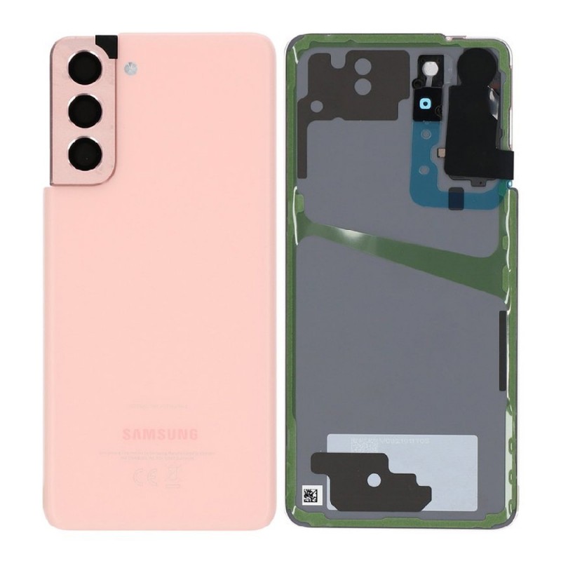 Samsung Vitre arrière Samsung Galaxy S21 5G (G991B) Phantom Rose (Service Pack)