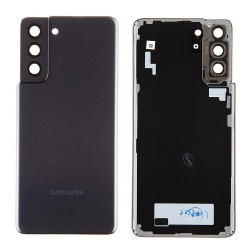 Samsung Vitre arrière Samsung Galaxy S21 5G (G991B) Phantom Gris (Service Pack)