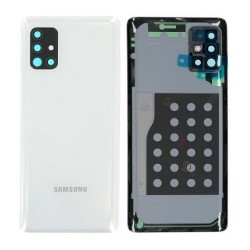 Samsung Vitre arrière Samsung Galaxy A51 5G (A516F) Prism Blanc (Service Pack)
