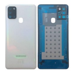 Samsung Vitre arrière Samsung Galaxy A21S (A217F) Blanc (Service Pack)