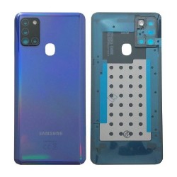Samsung Vitre arrière Samsung Galaxy A21S (A217F) Bleu (Service Pack)