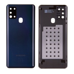 Samsung Vitre arrière Samsung Galaxy A21S (A217F) Noir (Service Pack)