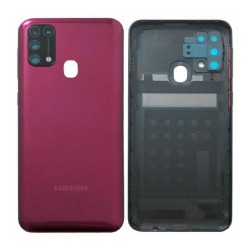 Samsung Vitre arrière Samsung Galaxy M31 (M315F) Prism Rouge (Service Pack)