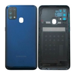 Vitre arrière Samsung Galaxy M31 (M315F) Prism Bleu (Service Pack)