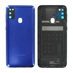 Samsung Vitre arrière Samsung Galaxy M21 (M215) Minuit Bleu (Service Pack)