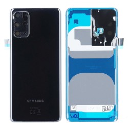 Samsung Vitre arrière Samsung Galaxy S20 Plus 4G/5G (G985F/G986B) Noir (Service Pack)