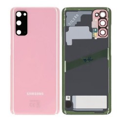 Vitre arrière Samsung Galaxy S20 4G/5G (G980F/G981B) Rose (Service Pack)