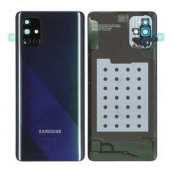 Samsung Vitre arrière Samsung Galaxy A71 (A715F) Noir (Service Pack)