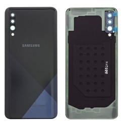 Samsung Vitre arrière Samsung Galaxy A30S (A307F) Noir (Service Pack)