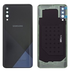 Vitre arrière Samsung Galaxy A30S (A307F) Noir (Service Pack)