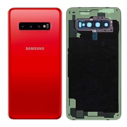 Samsung Vitre arrière Samsung Galaxy S10 (G973F) Rouge (Service Pack)