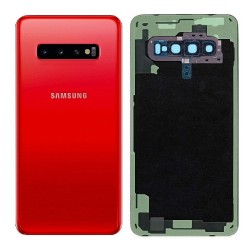 Vitre arrière Samsung Galaxy S10 (G973F) Rouge (Service Pack)