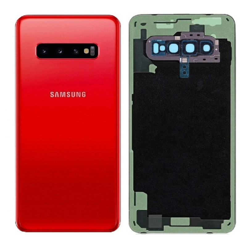 Samsung Vitre arrière Samsung Galaxy S10 (G973F) Rouge (Service Pack) Samsung Vitre arrière Samsung Galaxy S10 (G973F) Rouge (Service Pack)