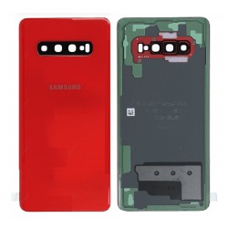 Samsung Vitre arrière Samsung Galaxy S10 Plus (G975F) Rouge (Service Pack)