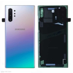 Samsung Vitre arrière Samsung Galaxy Note 10 Plus (N975) Argent (Service Pack)