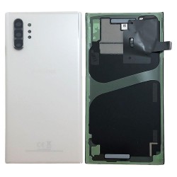 Samsung Vitre arrière Samsung Galaxy Note 10 Plus (N975) Blanc (Service Pack)