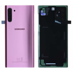 Samsung Vitre arrière Samsung Galaxy Note 10 (N970) Rose (Service Pack)