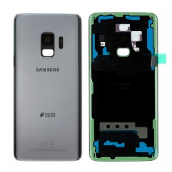 Samsung Vitre arrière Samsung Galaxy S9 Duos (G960F) Titanium Gris (Service Pack)
