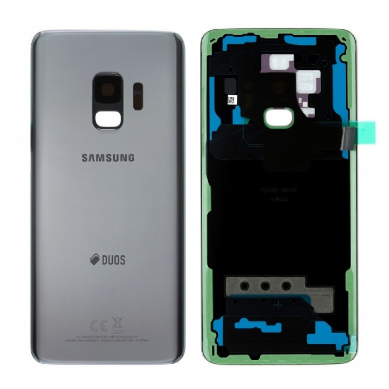 Samsung Vitre arrière Samsung Galaxy S9 Duos (G960F) Titanium Gris (Service Pack) Samsung Vitre arrière Samsung Galaxy S9 Duos (G960F) Titanium Gris (Service Pack)