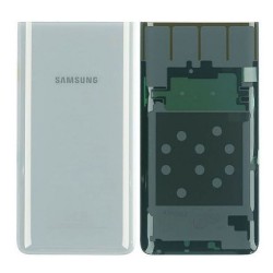 Samsung Vitre arrière Samsung Galaxy A80 (A805F) Argent (Service Pack)