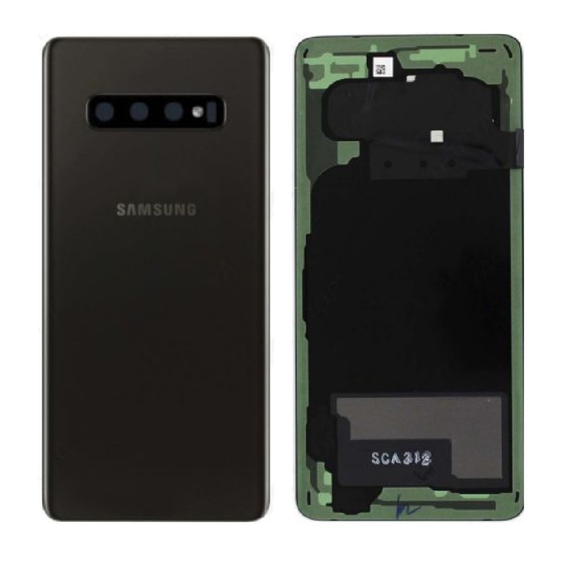 Samsung Vitre arrière Samsung Galaxy S10 Plus (G975F) Noir Céramique (Service Pack) Samsung Vitre arrière Samsung Galaxy S10 Plus (G975F) Noir Céramique (Service Pack)