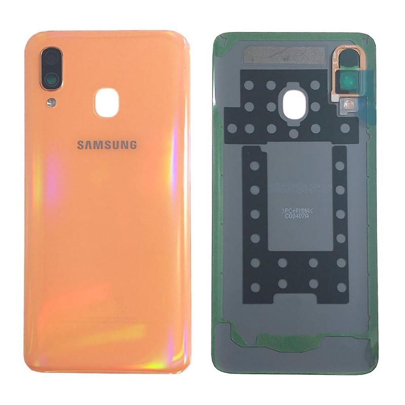 Samsung Vitre arrière Samsung Galaxy A40 (A405F) Corail (Service Pack) Samsung Vitre arrière Samsung Galaxy A40 (A405F) Corail (Service Pack)