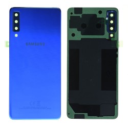 Samsung Vitre arrière Samsung Galaxy A7 2018 (A750F) Bleu (Service Pack)