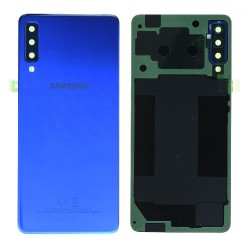 Vitre arrière Samsung Galaxy A7 2018 (A750F) Bleu (Service Pack)