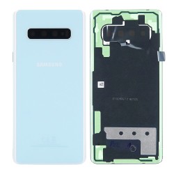 Samsung Vitre arrière Samsung Galaxy S10 Plus (G975F) Prism Blanc (Service Pack)